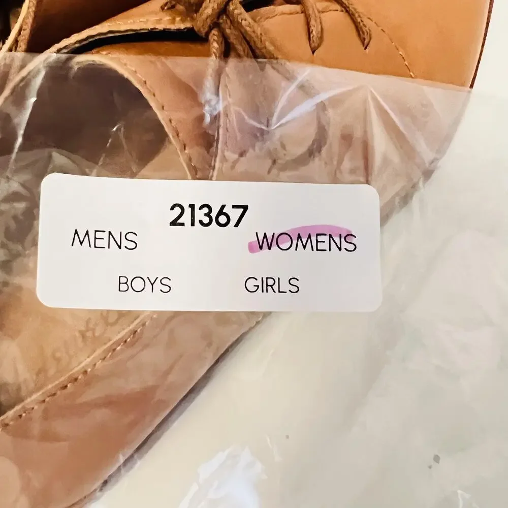 Madewell Shoes Womens 9 Brown Leather Oxford Flats Lace Up Almond Toe Casual